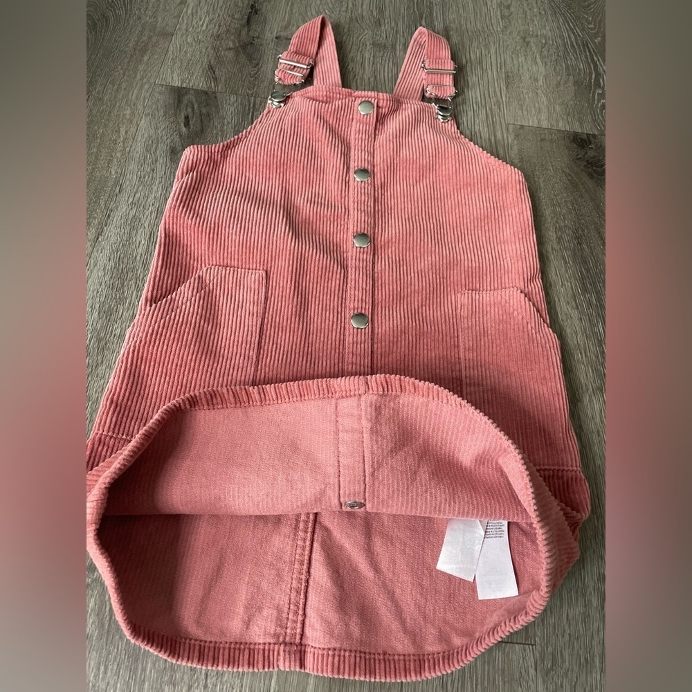 Denim&Co Blush Pink Corduroy Dress - Picture 5 of 11